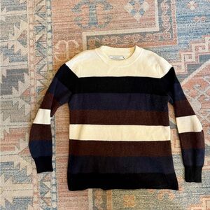 Harper Lane Women’s Crewneck Sweater - Black, Brown, Cream